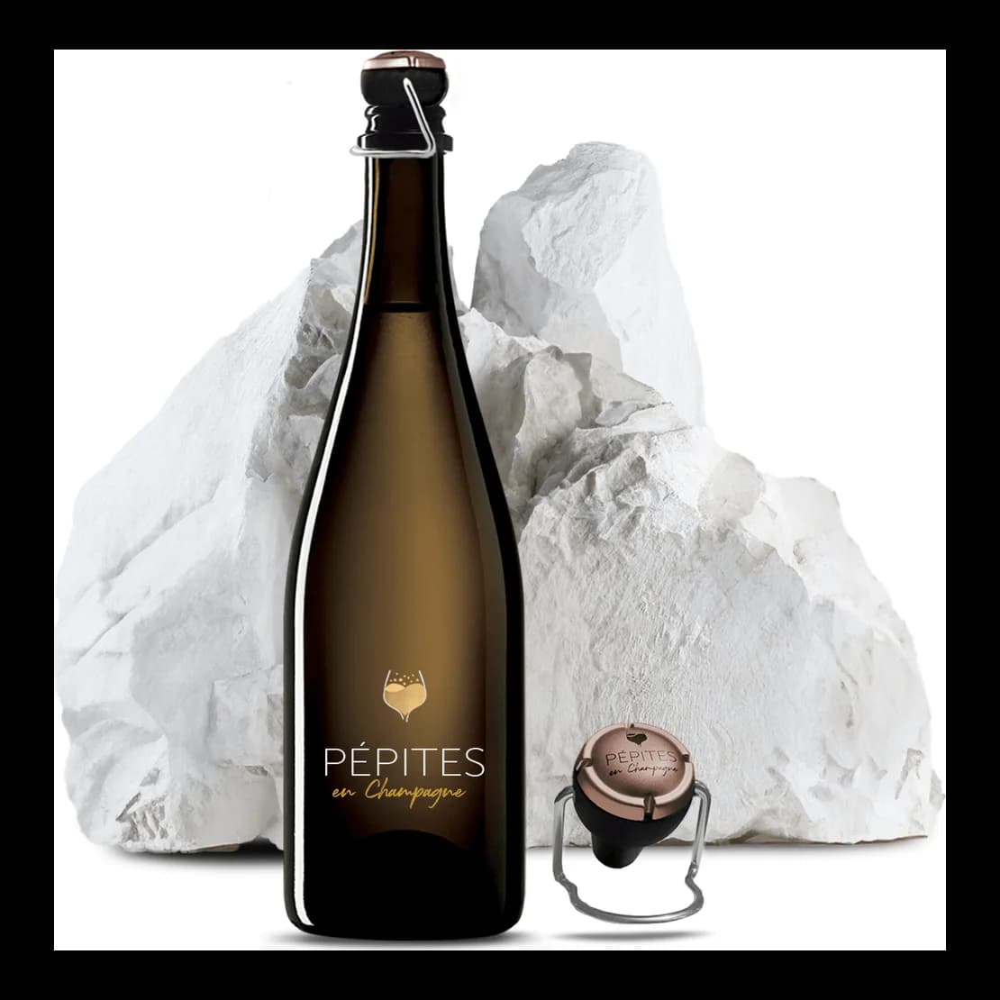 Bouchon Hermétique Noir/Bronze