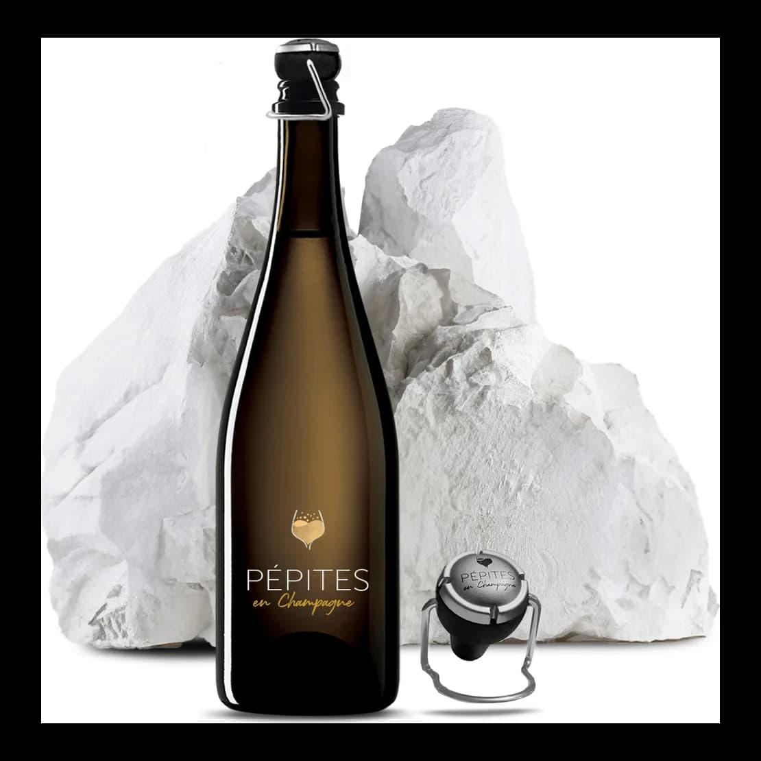 Bouchon Hermétique Noir/Argent